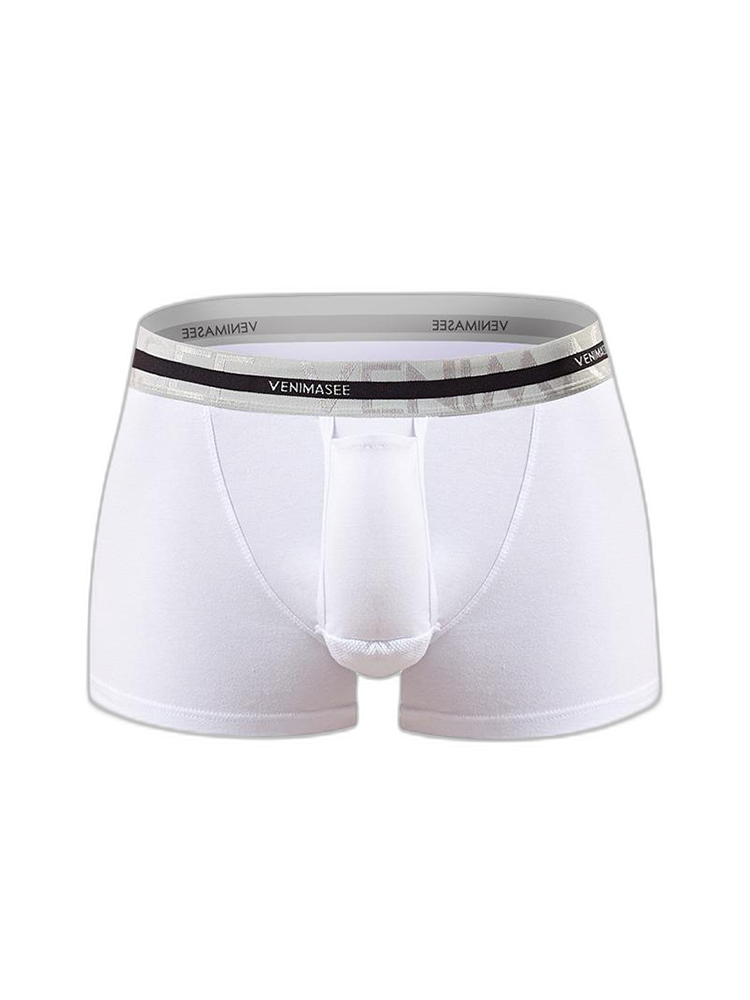 Men's Separate Ball Pouch Cotton Trunks