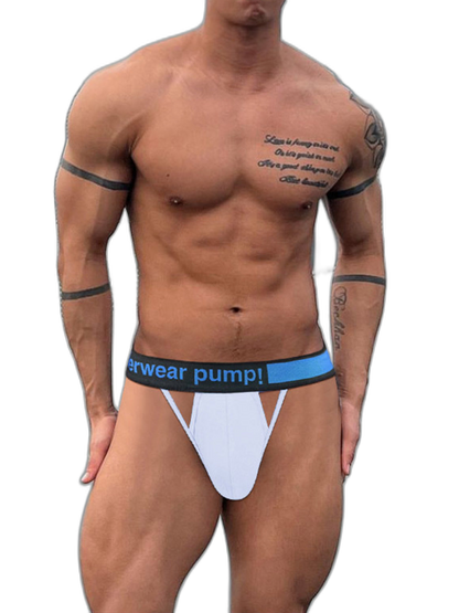 Men's Sexy Butt-Lifting Sporty U-Pouch Large Thong & Strings