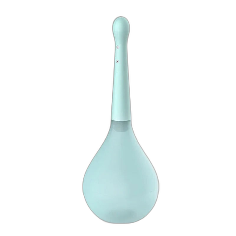 Soft Silicone Enema Douche with Anti-Backflow Design