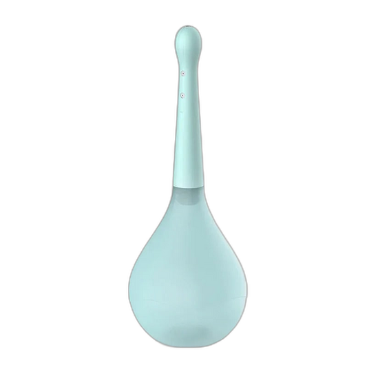Soft Silicone Enema Douche with Anti-Backflow Design