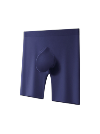 2 Pack Men's Ice Silk Anti-Chafing Quick-Dry Seamless Midway Briefs