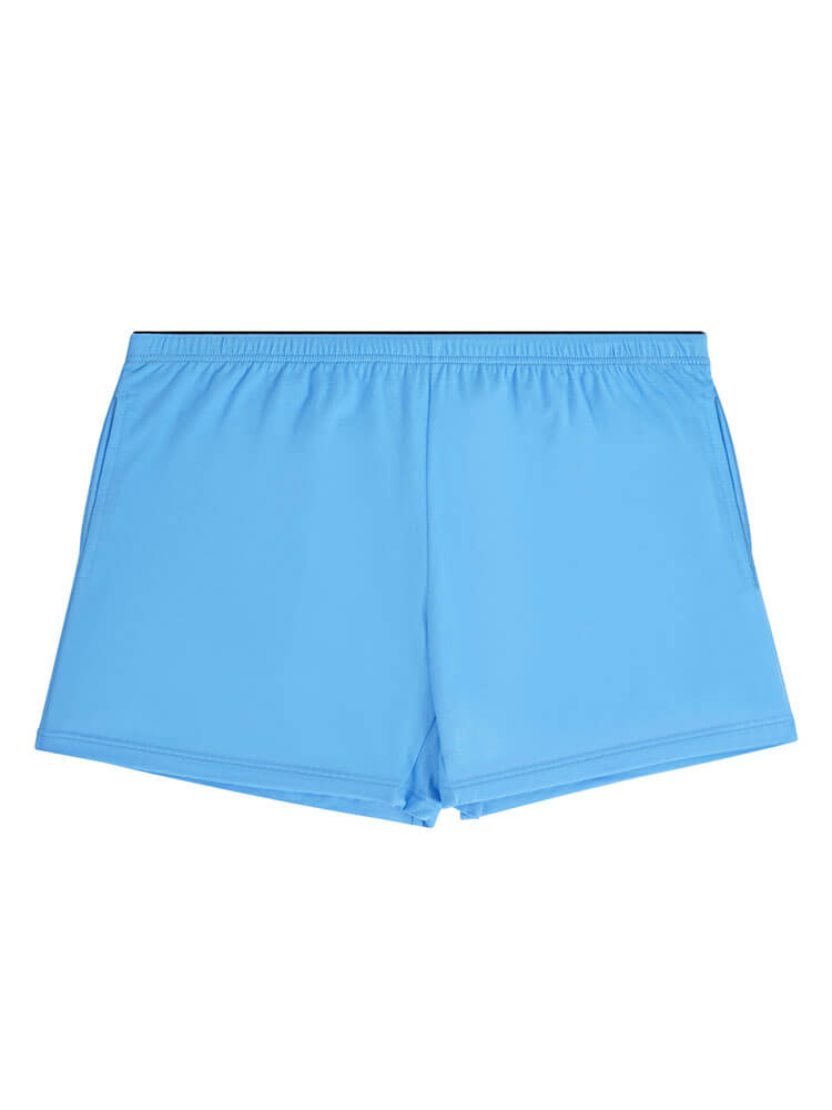 Men's Casual Solid Color Side Pocket Loose Shorts