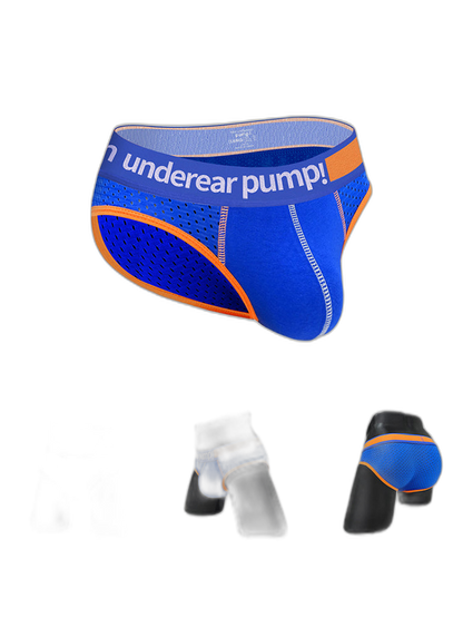 2 Pack Men's Middle-Rise Cotton Sexy Briefs