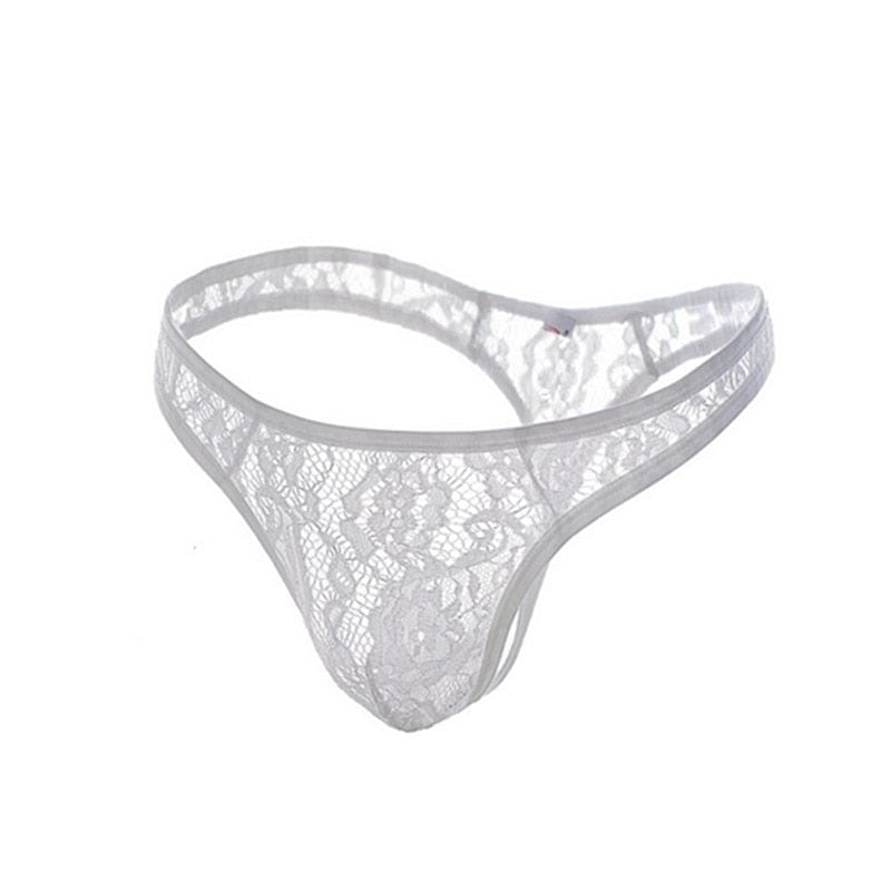 Sissy Sheer Lace Thong