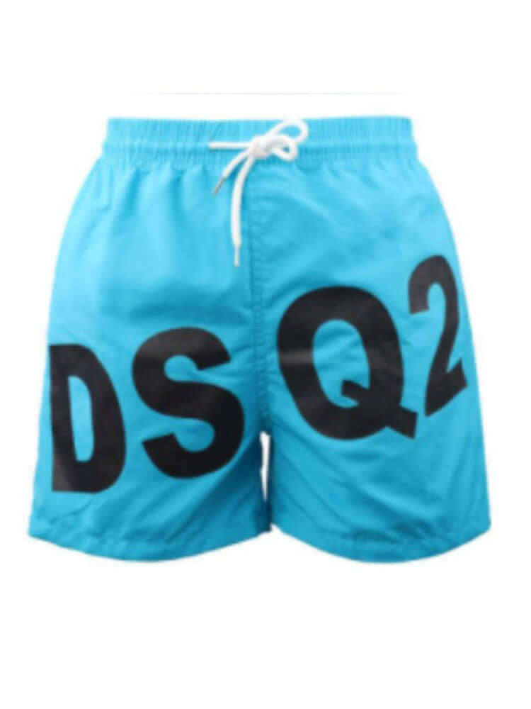 Men's Letter Print Athletic Outdoor Beach Shorts