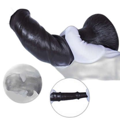 Harper - Black Horse Dildo - Curved Dildo - 3 Sizes
