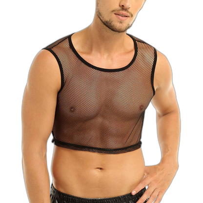 Mesh Crop Tank