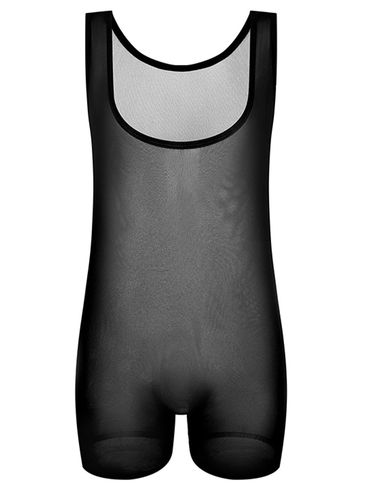 Men's Mesh Elastic Bodysuit