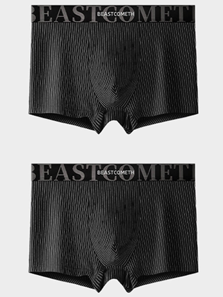Men's Antibacterial Massage Cotton Boxer Briefs