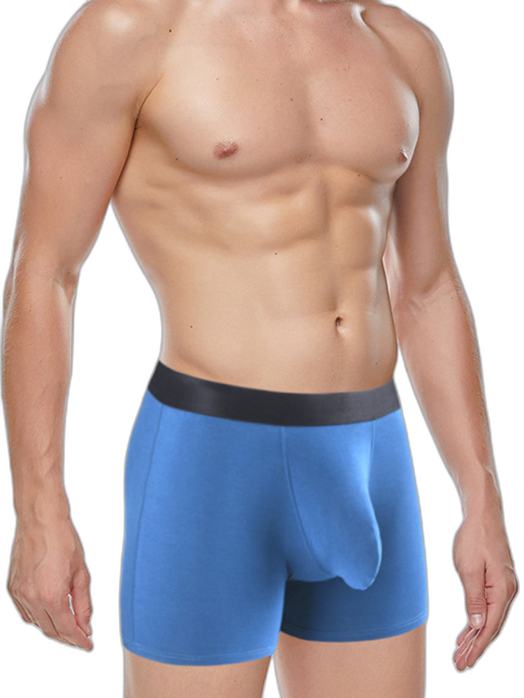 Men's Separate Big Pouch Long Boxer Briefs