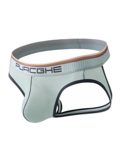 3 Pack Men's Low-Rise Ice Silk Jockstrap