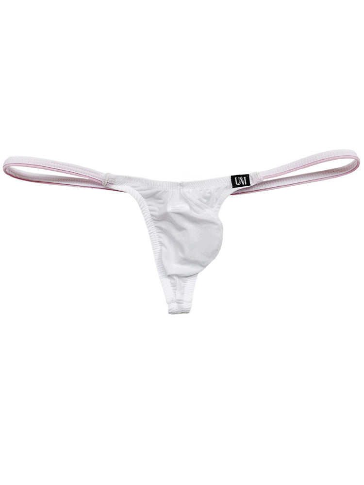 Men's Smooth Ice Silk Durable Nylon Low Rise Thong