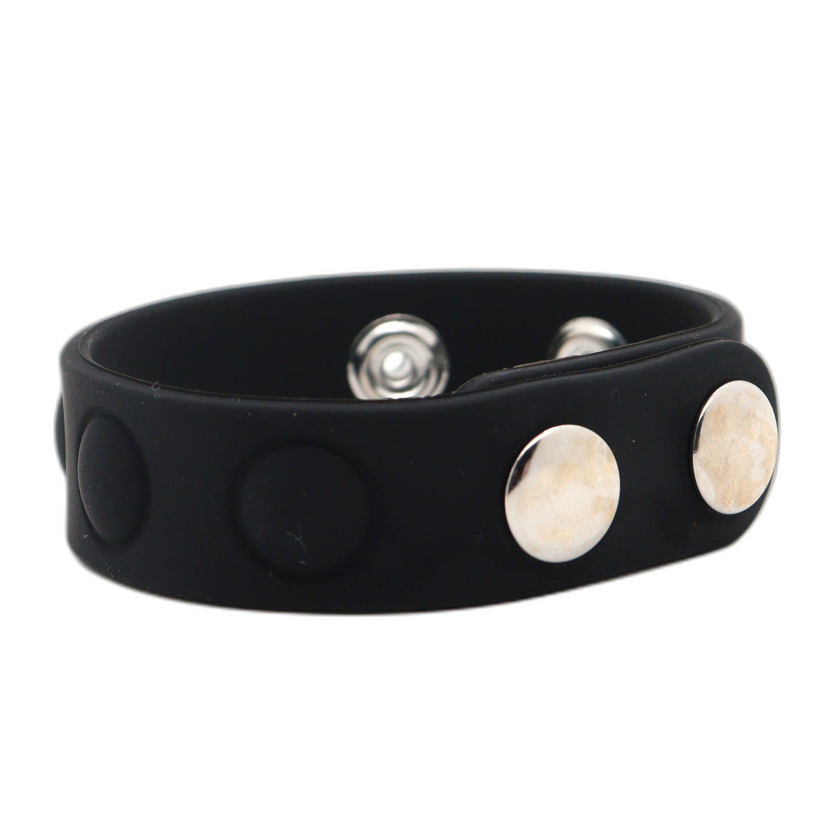 ruff GEAR Silicone Snap Adjustable Cock Ring Black