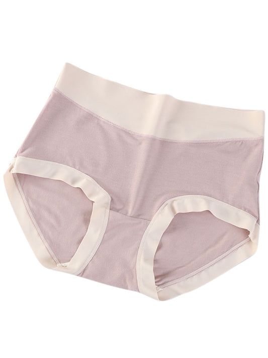 Men's Mid-Waist Colorblock Butt Lifting Briefs