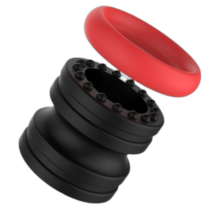 ruff GEAR Silicone Grip Ball Stretcher Black Red