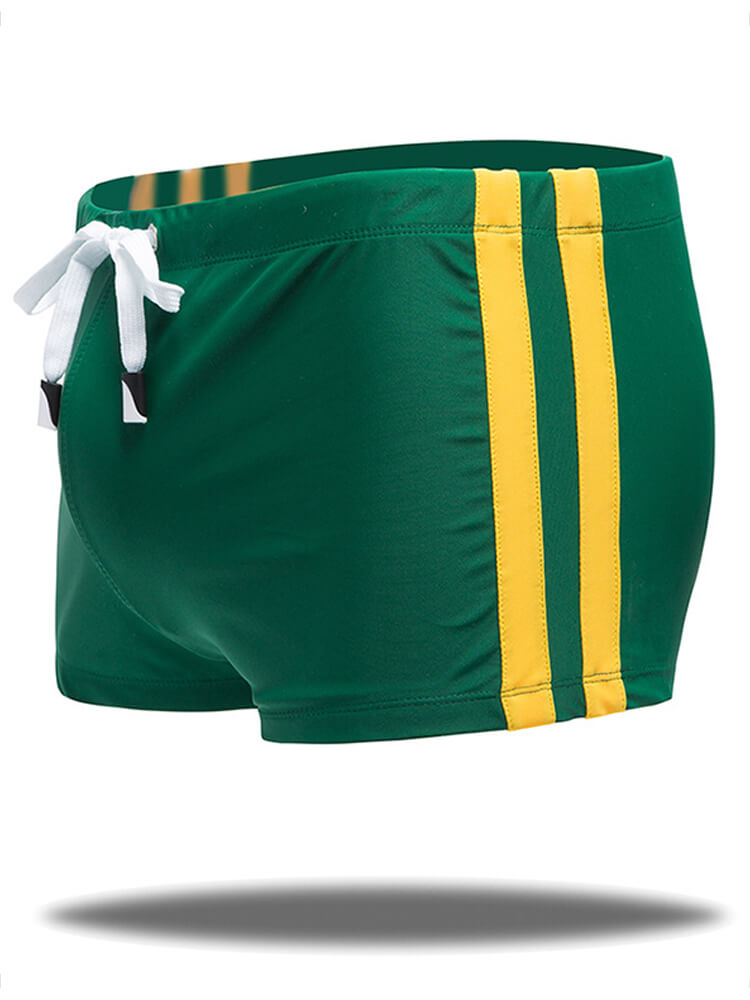 Men's U-Bulge Pouch Loose Drawstring Swim Trunks