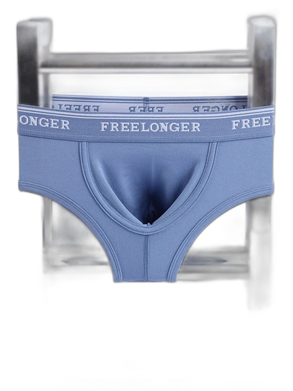 FreeLonger Men's Comfy Separate Big Pouch Briefs