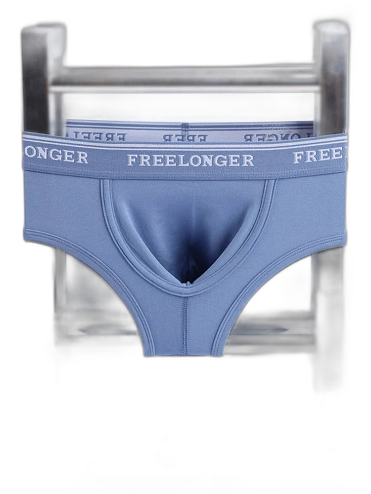 FreeLonger Men's Comfy Separate Big Pouch Trunks