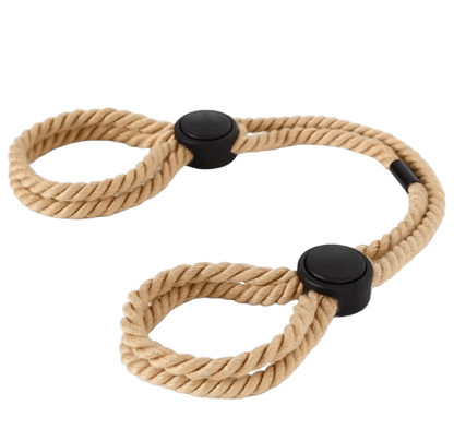 Cotton Rope Cuffs Brown