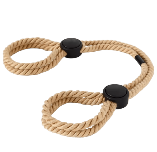 Cotton Rope Cuffs Brown