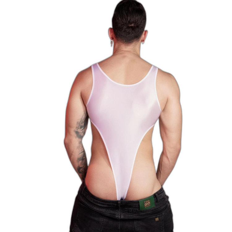 Ultra-Sexy High Cut Backless Bodysuit