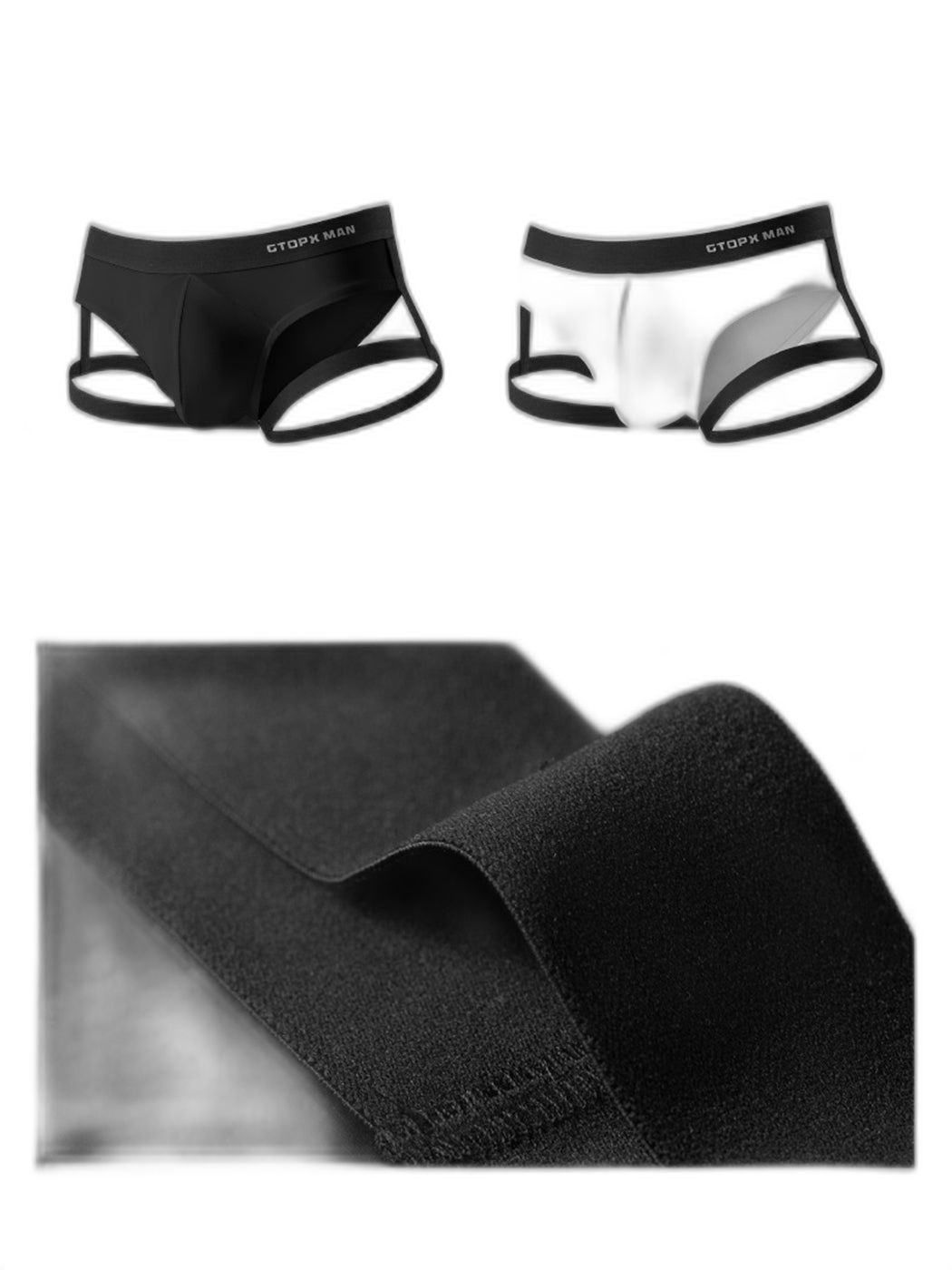 Men's Sexy U Convex Garter Briefs