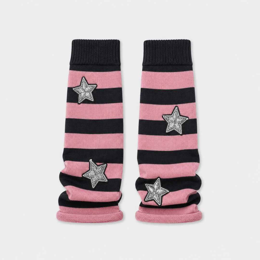 Starlight Stripe Leg Warmers