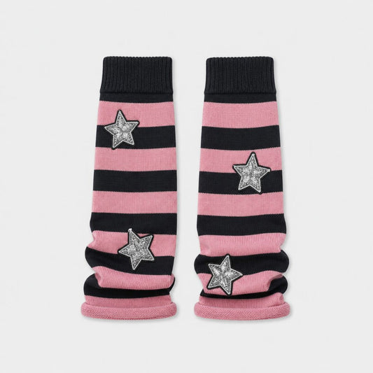 Starlight Stripe Leg Warmers
