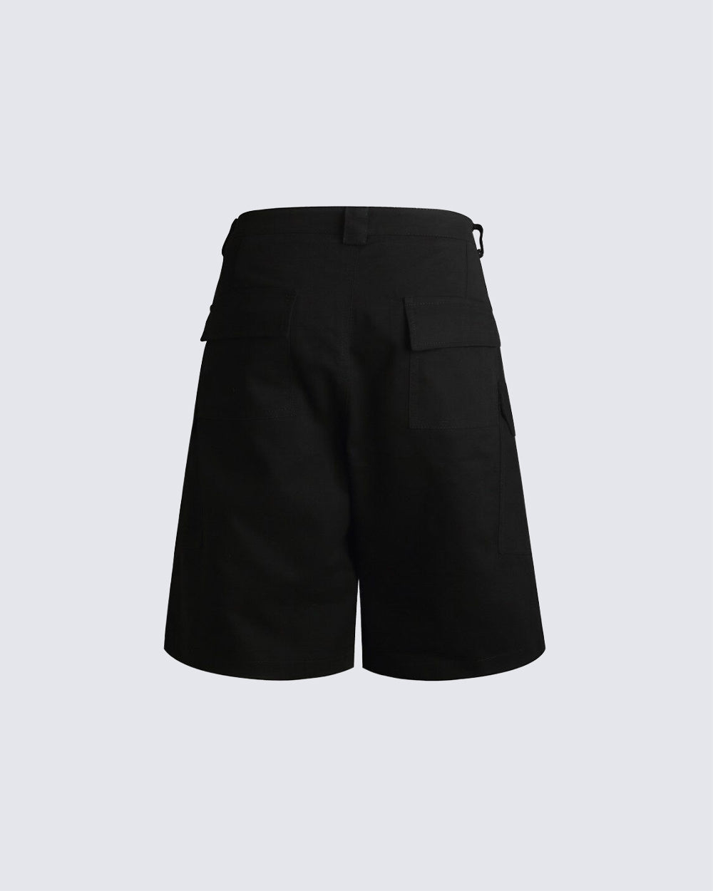 New Gothic Rivet Utility Layered Wide Shorts