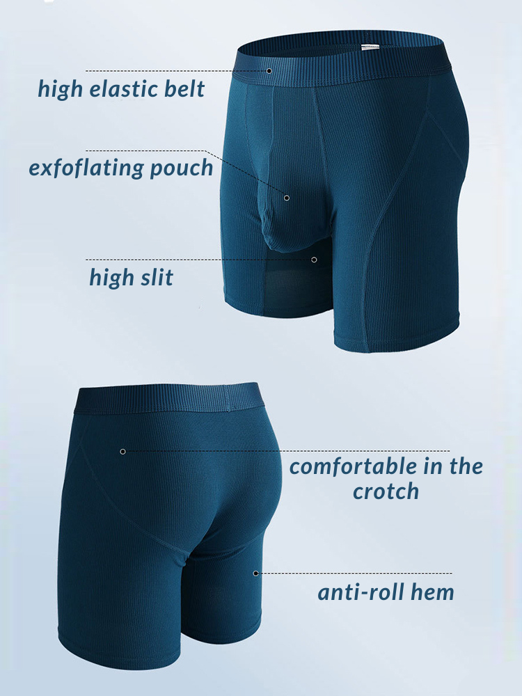 2 Pack Men’s Casual Ice Silk Midway Briefs