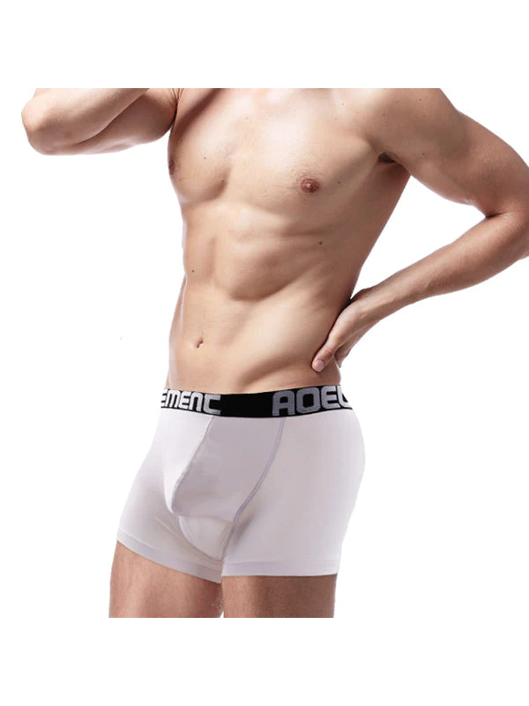 Aoelemen 2 Pack Modal Stretch Separate Pouch Boxer Briefs