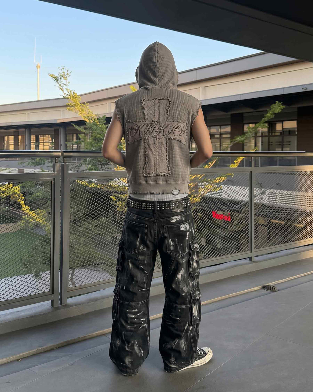 BARREN Series | Apocalyptic Pilgrimage Cross Hooded Vest