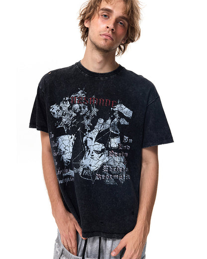 KIIKIO Grunge Distressed Tee