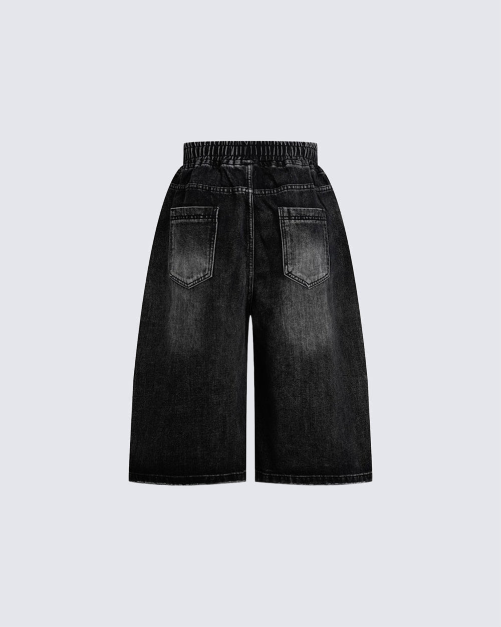 KIIKIO High Street Cloud Deconstructed Cropped Jeans