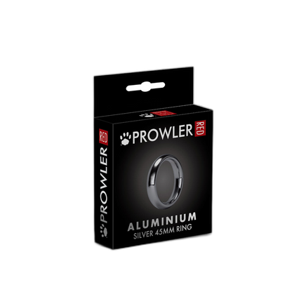 Prowler RED Aluminum Cock Ring 45mm Silver