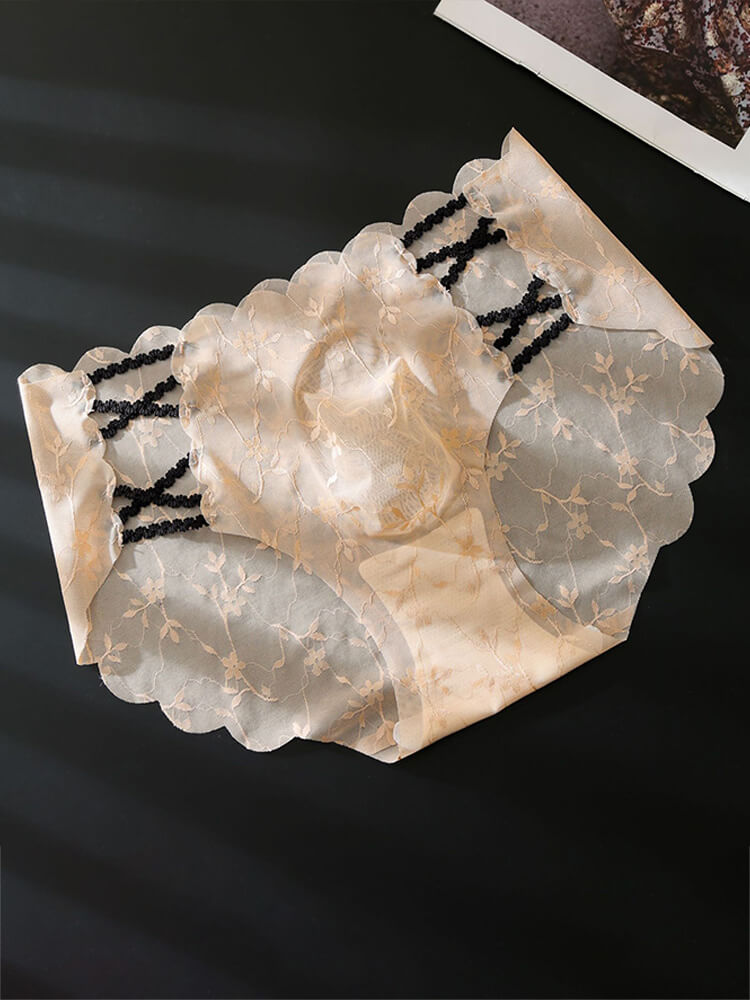 Men's Cutout Seamless High-Waisted Pouch Briefs