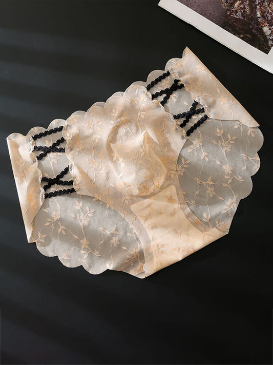 Men's Cutout Seamless High-Waisted Pouch Briefs