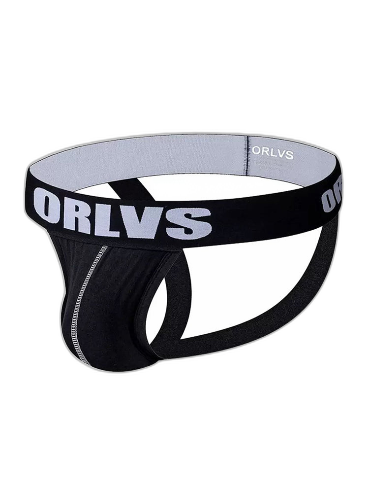 3 Pack Men's U-Pouch Striped Sexy Jockstraps