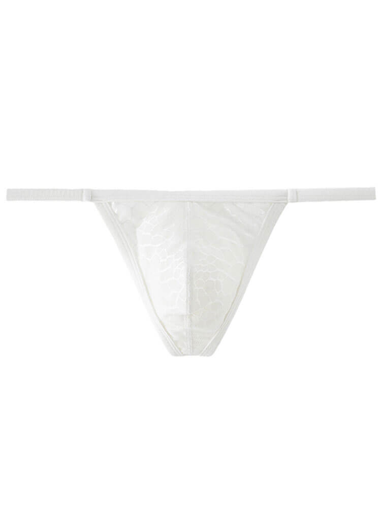 Men's Sexy Teardrop-Shaped High-Slit Bikini Thong
