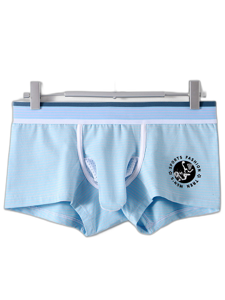 2 Pack Men’s Separate Support Pouch Cotton Trunks