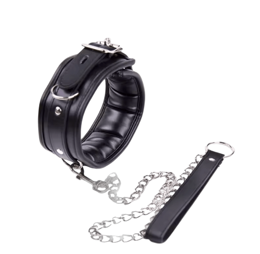 Leather Neck Cuff And Collar
