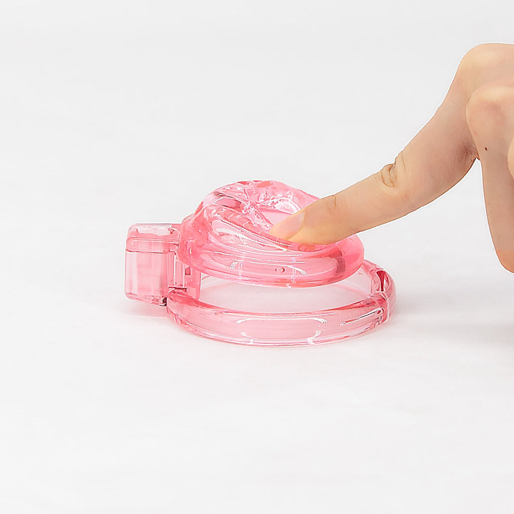 Clitoral-Shaped Soft TPE Chastity Cage – Comfortable Silicone Material, Flexible Design