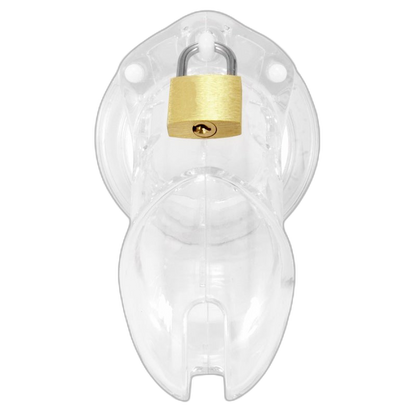 LOCK4D Original Chastity Cage L/XL Clear