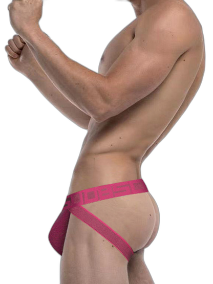 Men's Ribbed Jockstrap Underwear Athletic Supporters
