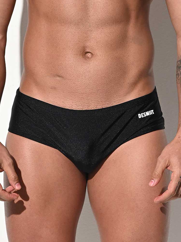 Men's Sexy Low Rise Solid Color Swim Briefs