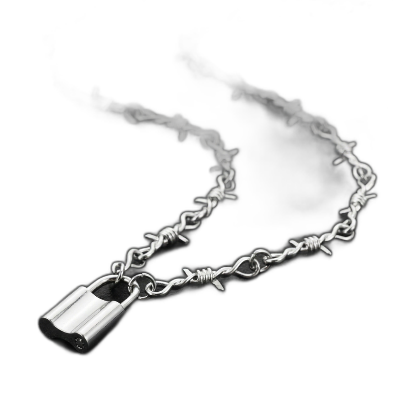 Barbed Lock Necklace