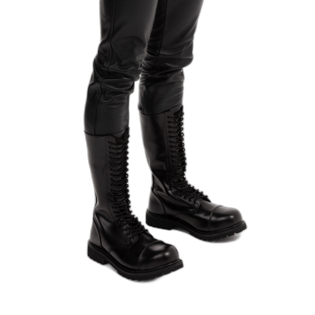 Prowler RED Leather 20 Hole Boots UK Sizes