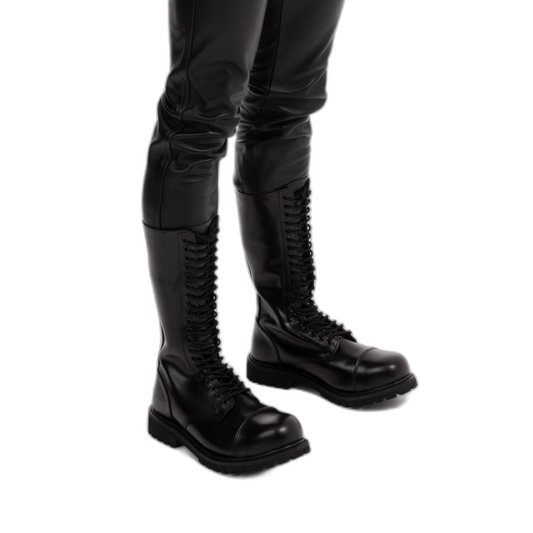Prowler RED Leather 20 Hole Boots UK Sizes