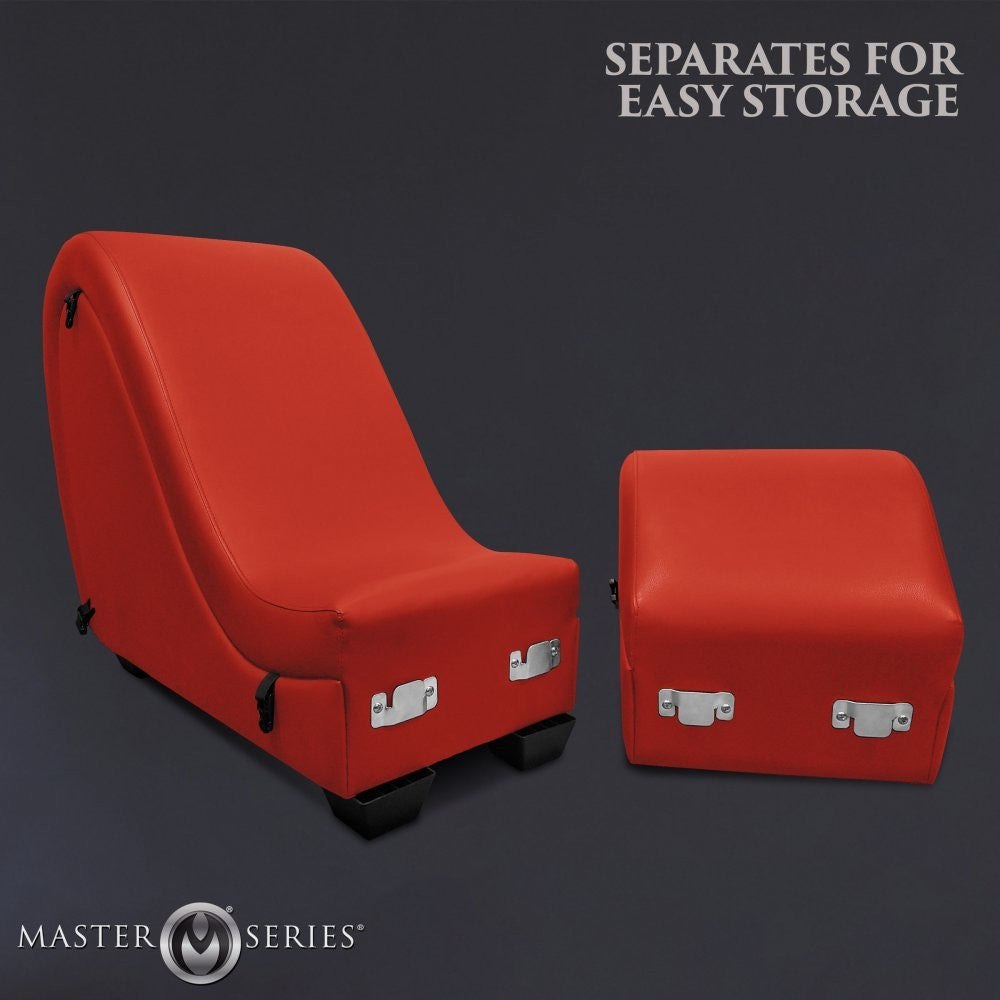 Red Detachable Kinky Sex Chaise with Love Pillows