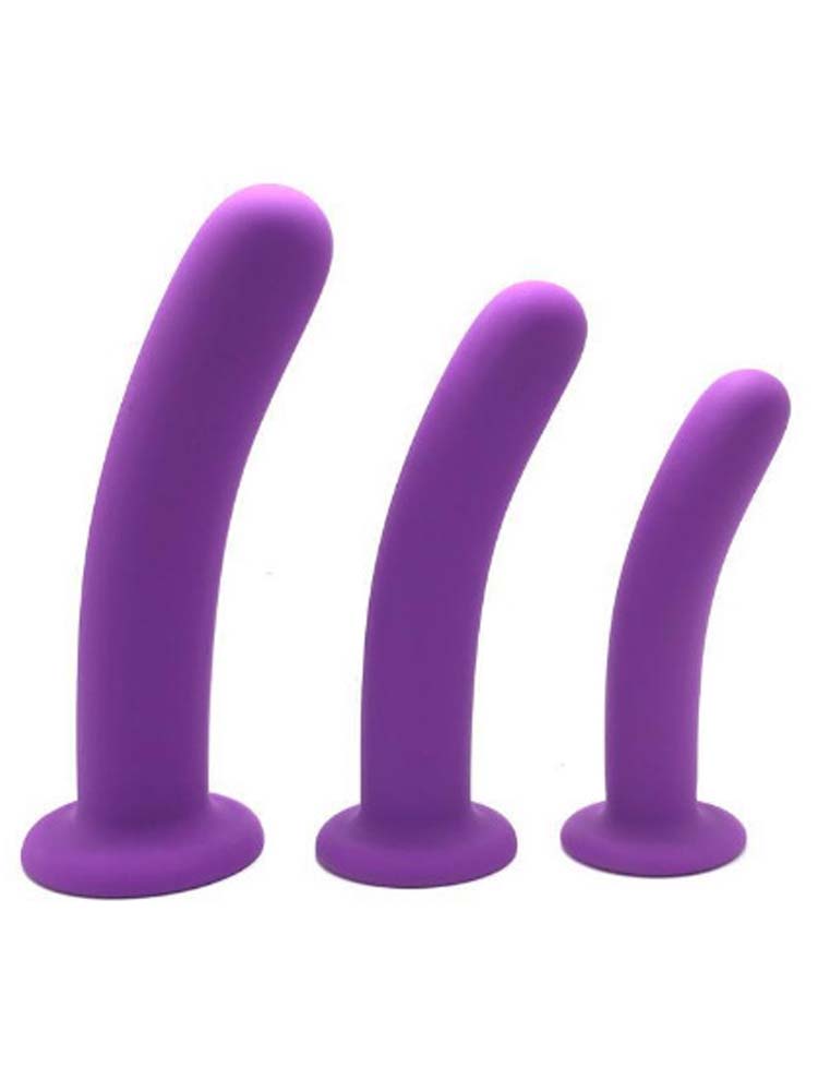 Silicone Round Head Dildo With Suction Cup